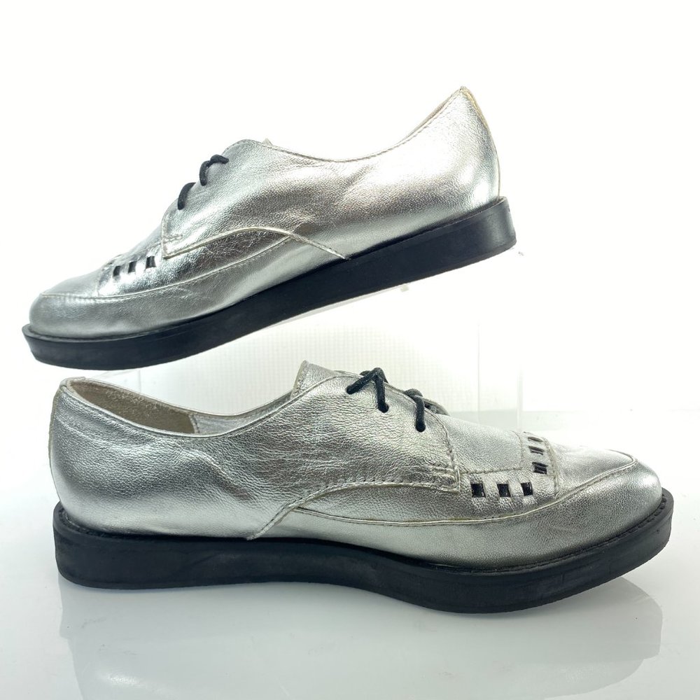 JEFFREY CAMPBELL Winkle 7 M California Silver - Picture 8 of 9